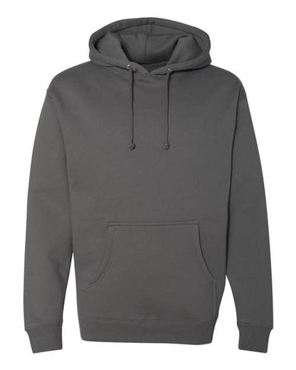 Independent Trading Co. Unisex Heavyweight Hooded Sweatshirt - Charcoal Front