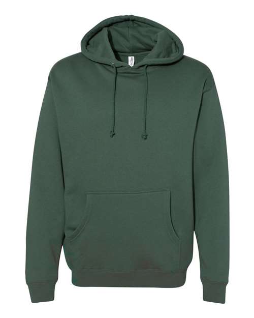 Independent Trading Co. Unisex Heavyweight Hooded Sweatshirt - Alpine Green Front