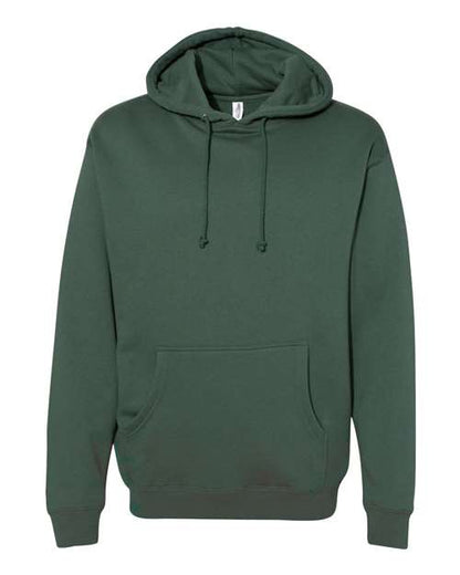 Independent Trading Co. Unisex Heavyweight Hooded Sweatshirt - Alpine Green Front
