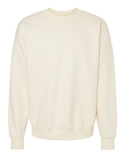 Hanes Unisex Ultimate Cotton® Crewneck Sweatshirt - Natural Front