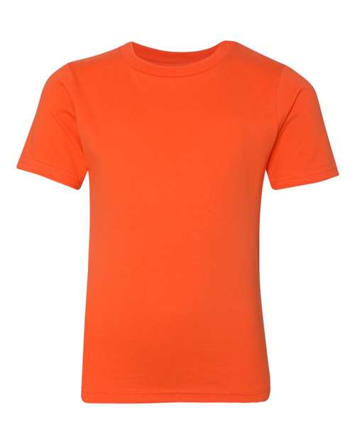 Next Level Youth Cotton Tee - Classic Orange Front