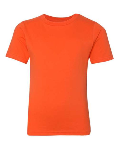 Next Level Youth Cotton Tee - Classic Orange Front
