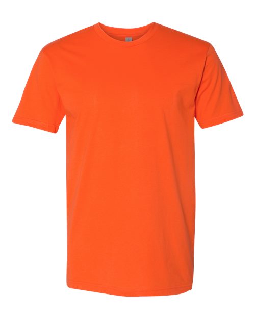 Next Level Unisex Cotton Tee - Classic Orange Front