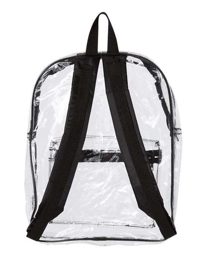 Liberty Bags Clear PVC Backpack - Back