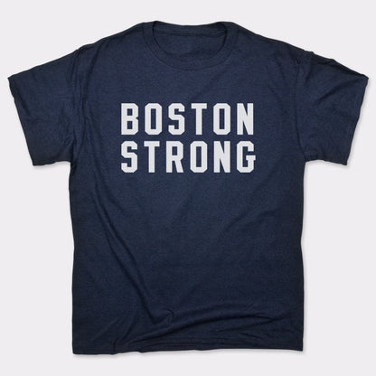 Boston Strong Bold Text Design