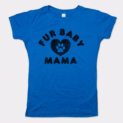 Fur Baby Mama with Paw Print Heart