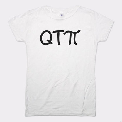 Cutie Pi Math Pun with Pi Symbol