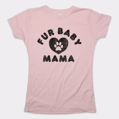 Fur Baby Mama with Paw Print Heart