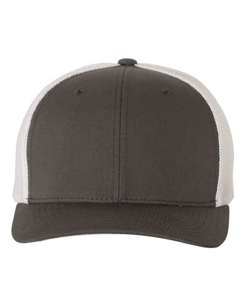 Flexfit Trucker Cap - Charcoal/ White Front