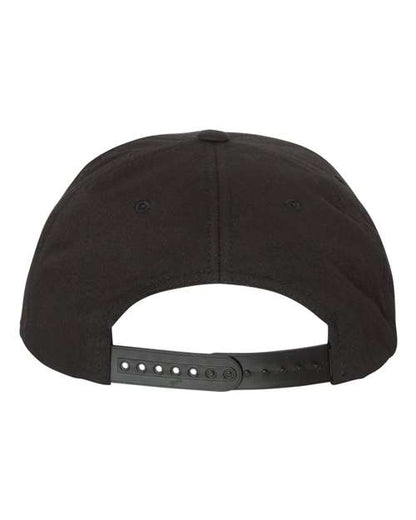 YP Classics Lightly-Structured Five-Panel Snapback Cap - Back