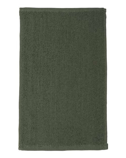 Q-Tees Budget Rally Towel - Forest Green Front