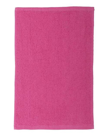 Q-Tees Budget Rally Towel - Hot Pink Front