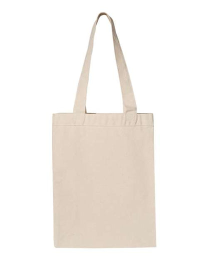 Q-Tees 12L Gussetted Shopping Bag - Natural Front