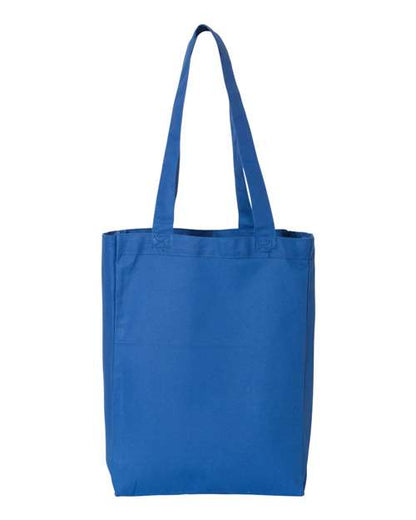 Q-Tees 12L Gussetted Shopping Bag - Royal Front