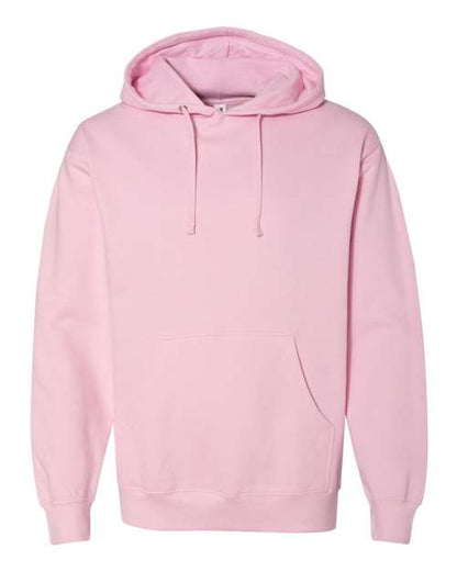 Independent Trading Co. Unisex Midweight Hooded Sweatshirt - Light Pink Front