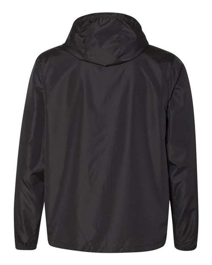 Independent Trading Co. Men's Lightweight Windbreaker Full-Zip Jacket - Back