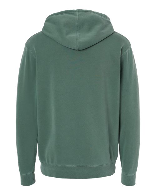 Independent Trading Co. Unisex Midweight Pigment-Dyed Hooded Sweatshirt - Back