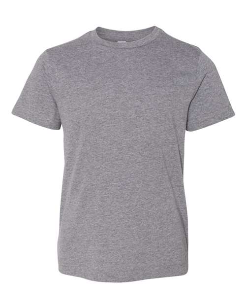 LAT Youth Fine Jersey Tee - Granite Heather Front