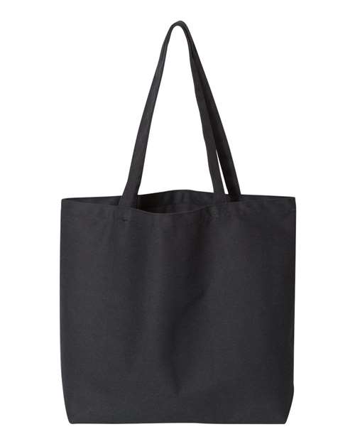 Liberty Bags Seaside Pigment-Dyed Large Tote - Washed Black Front