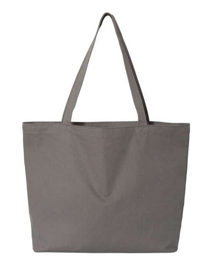 Liberty Bags Seaside Pigment-Dyed Large Tote - Grey Front