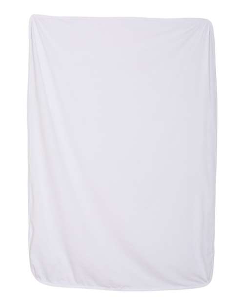 Rabbit Skins Premium Jersey Infant Blanket - White Front