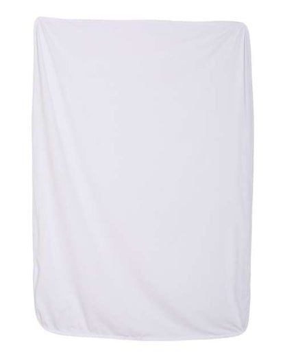 Rabbit Skins Premium Jersey Infant Blanket - White Front