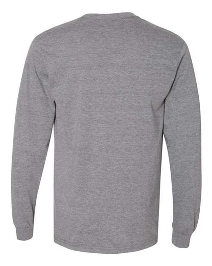 Unisex Hammer™ Long Sleeve T-Shirt - Graphite Heather Back