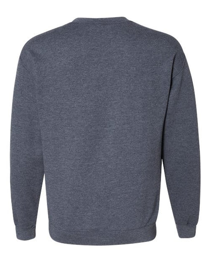 Unisex Heavy Blend™ Crewneck Sweatshirt - Heather Dark Navy Back