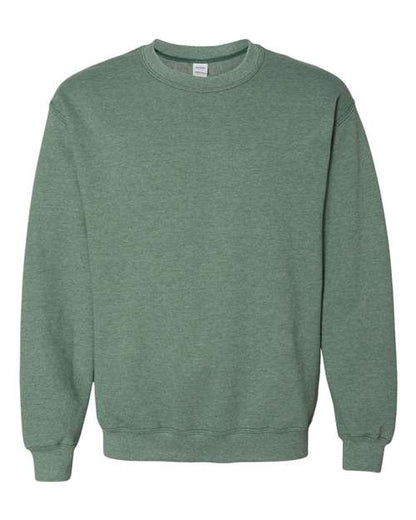 Unisex Heavy Blend™ Crewneck Sweatshirt - Heather Dark Green Front