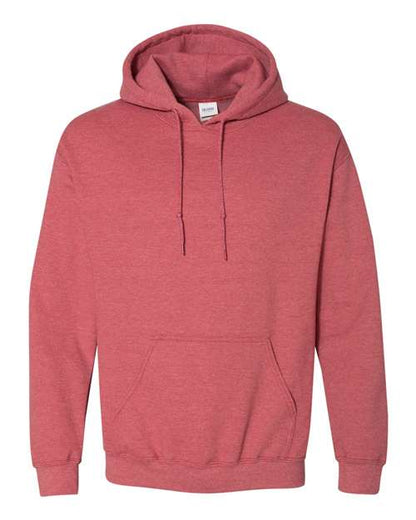 Gildan Unisex Heavy Blend™ Hooded Sweatshirt - Heather Scarlet Red Front