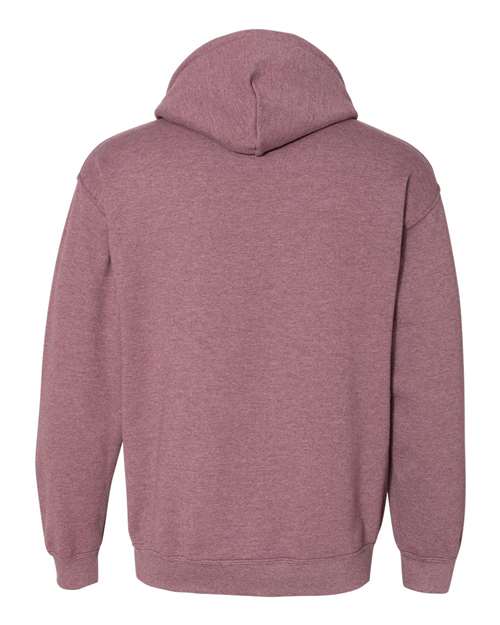 Unisex Heavy Blend™ Hooded Sweatshirt - Heather Dark Maroon Back