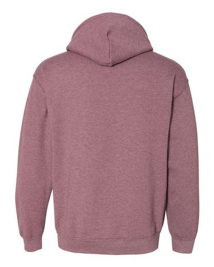Unisex Heavy Blend™ Hooded Sweatshirt - Heather Dark Maroon Back