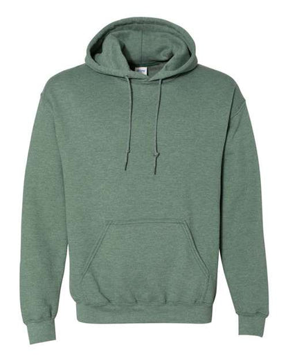 Unisex Heavy Blend™ Hooded Sweatshirt - Heather Dark Green Front