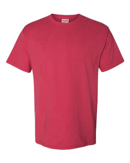 ComfortWash by Hanes Men's Garment-Dyed T-Shirt - Crimson Fall Front