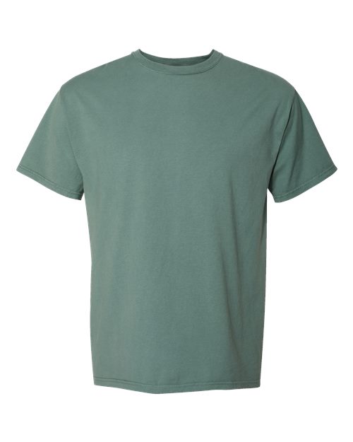 ComfortWash by Hanes Men's Garment-Dyed T-Shirt - Cypress Green Front