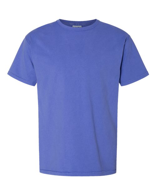 ComfortWash by Hanes Men's Garment-Dyed T-Shirt - Deep Forte Blue Front
