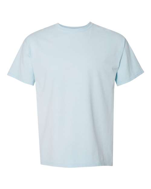 ComfortWash by Hanes Men's Garment-Dyed T-Shirt - Soothing Blue Front