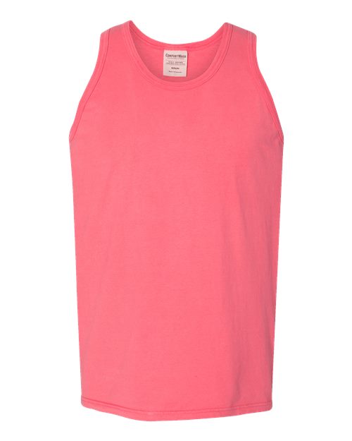 ComfortWash by Hanes Unisex Garment-Dyed Unisex Tank Top - Coral Craze Front
