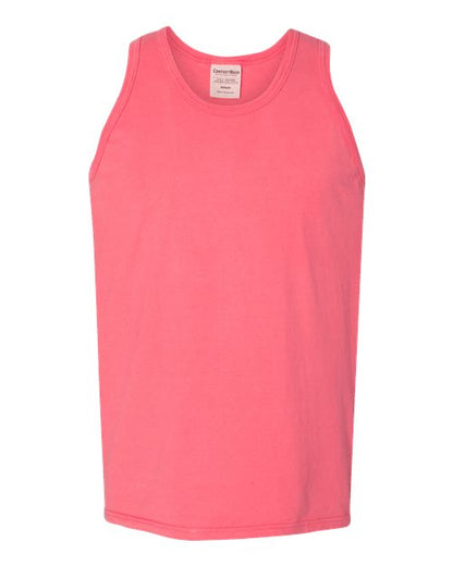 ComfortWash by Hanes Unisex Garment-Dyed Unisex Tank Top - Coral Craze Front