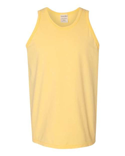 ComfortWash by Hanes Unisex Garment-Dyed Unisex Tank Top - Summer Squash Yellow Front