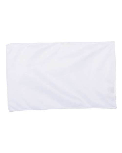OAD Value Microfiber Rally Towel - White Front