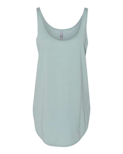 Next Level Women's Festival Tank - Stonewash Green Front