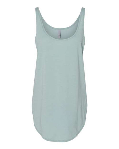 Next Level Women's Festival Tank - Stonewash Green Front