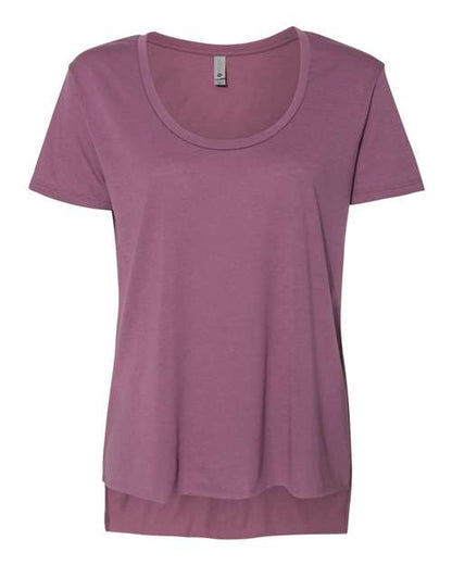 Next Level Women's Festival Scoop Neck Tee - Shiraz Front