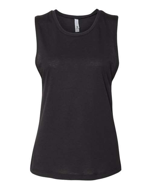 Next Level Women’s Festival Muscle Tank - Black Front