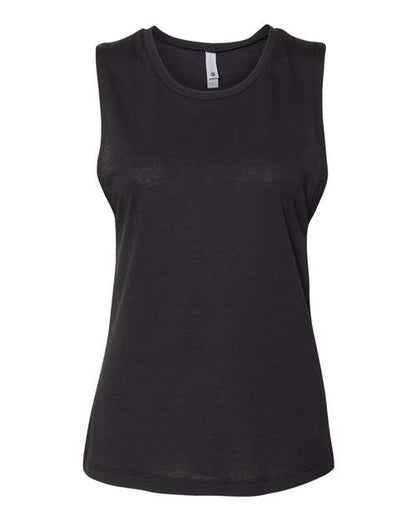 Next Level Women’s Festival Muscle Tank - Black Front