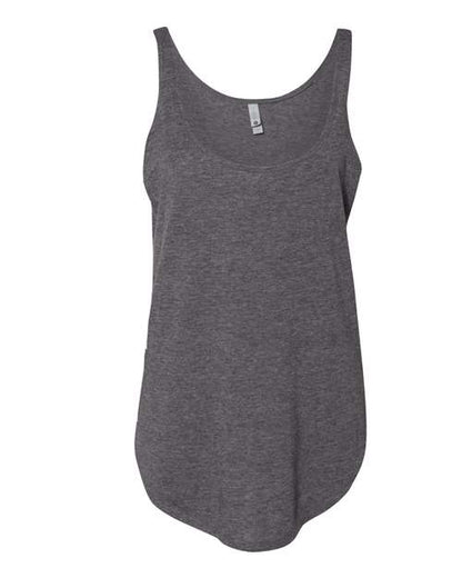 Next Level Women's Festival Tank - Charcoal Front