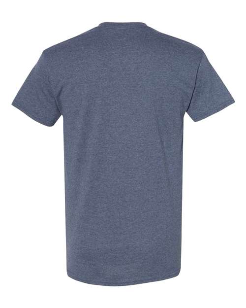 Unisex Heavy Cotton™ T-Shirt - Heather Navy Back