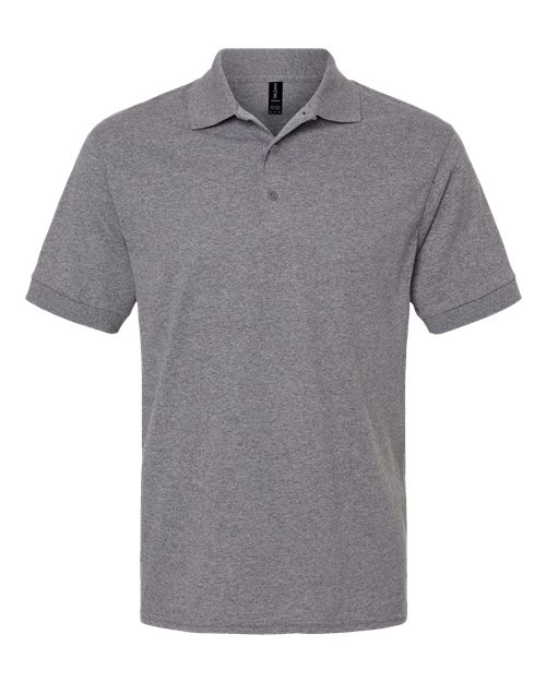 Unisex DryBlend® Polo - Graphite Heather Front