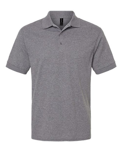 Unisex DryBlend® Polo - Graphite Heather Front